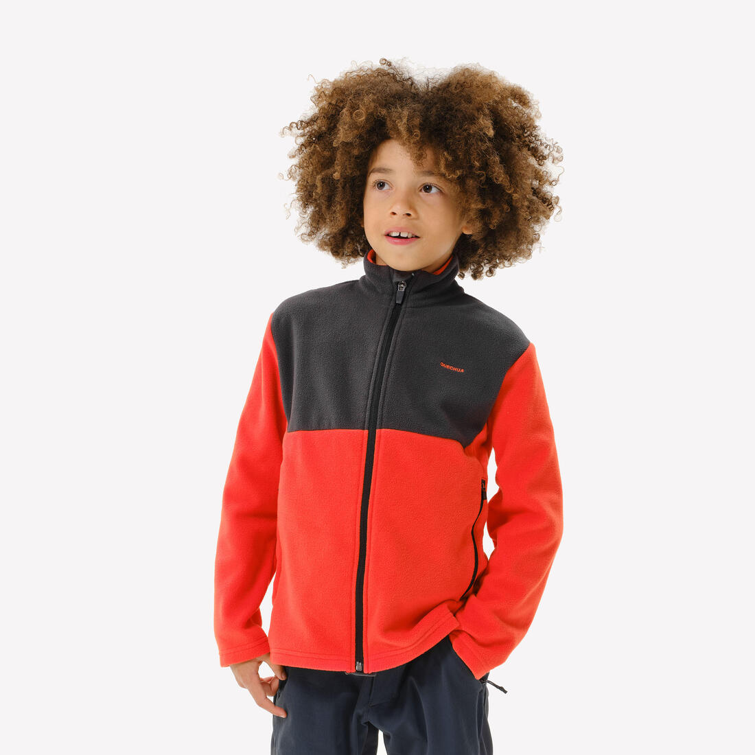 Veste polaire de randonnée enfant 7-15 ans, MH500 zip