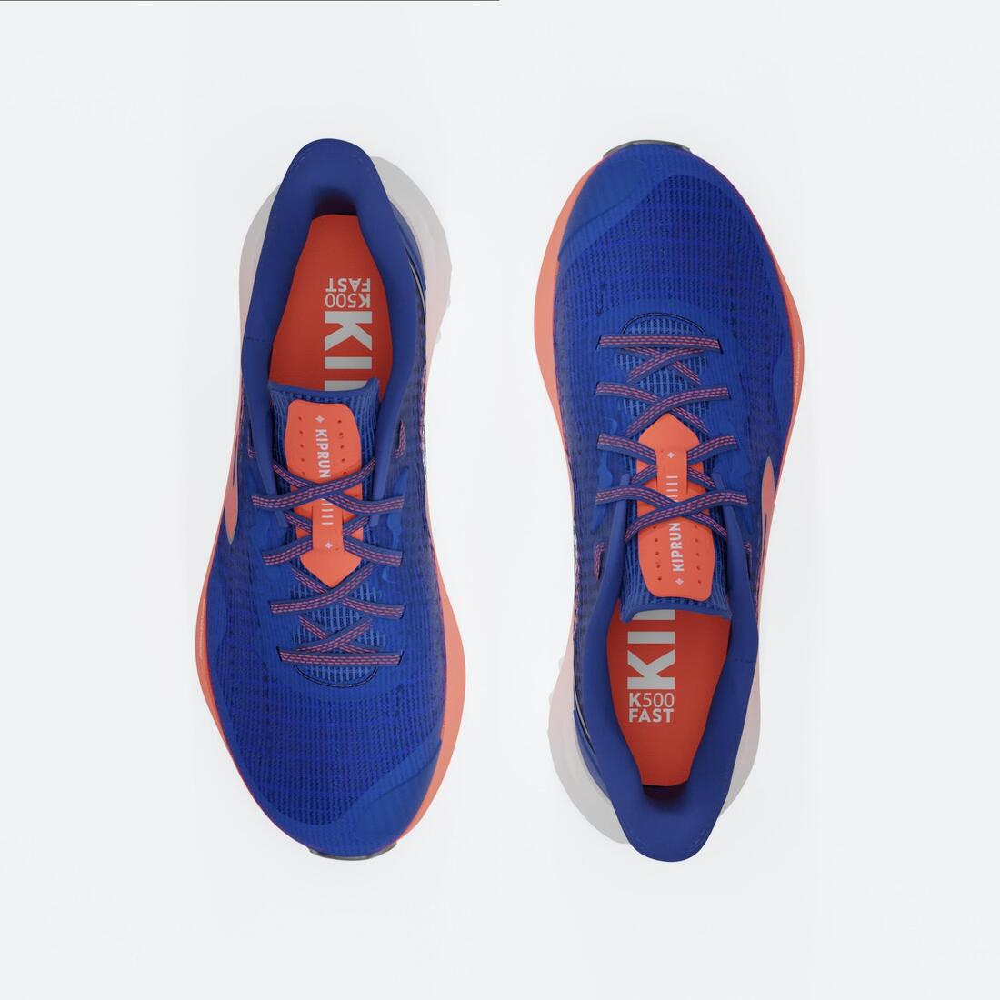 Chaussures de running Enfant - KIPRUN K500 FAST noires et jaunes
