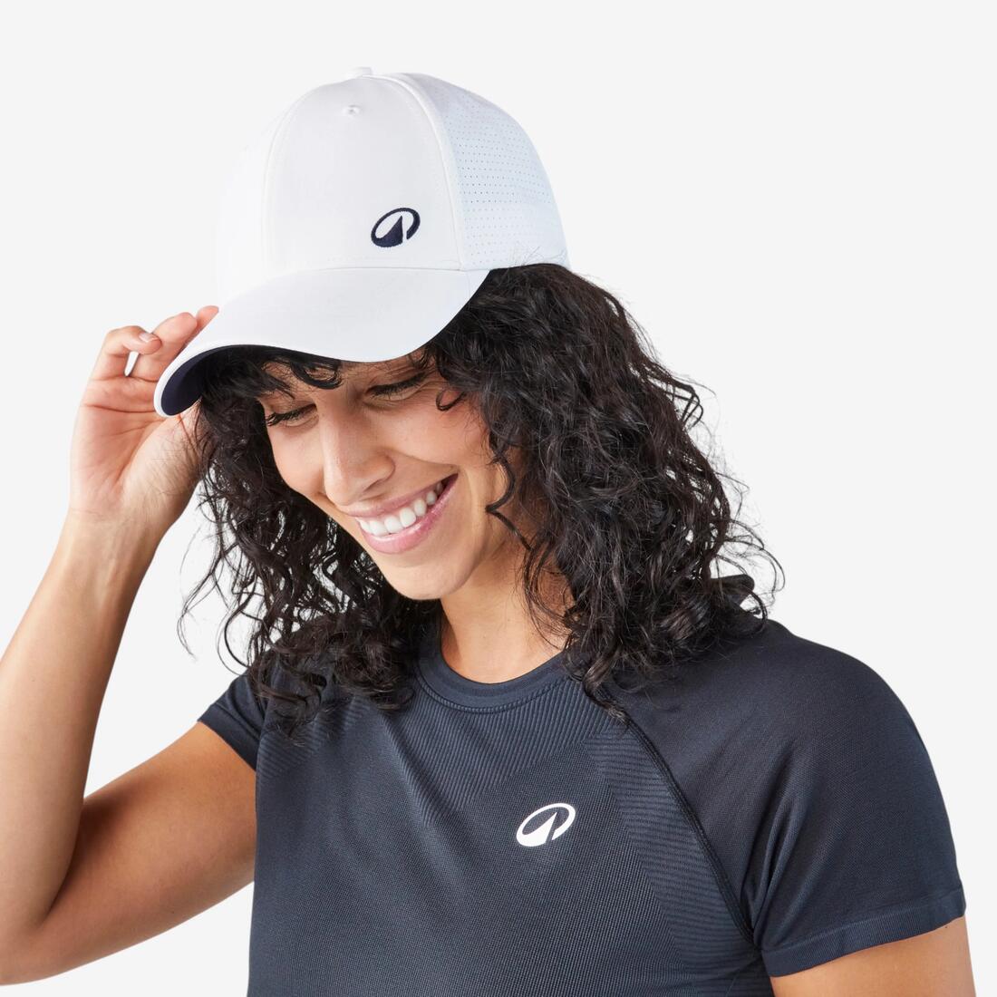 CASQUETTE DE SPORT ARTENGO TC 900 BLANC MARINE T56