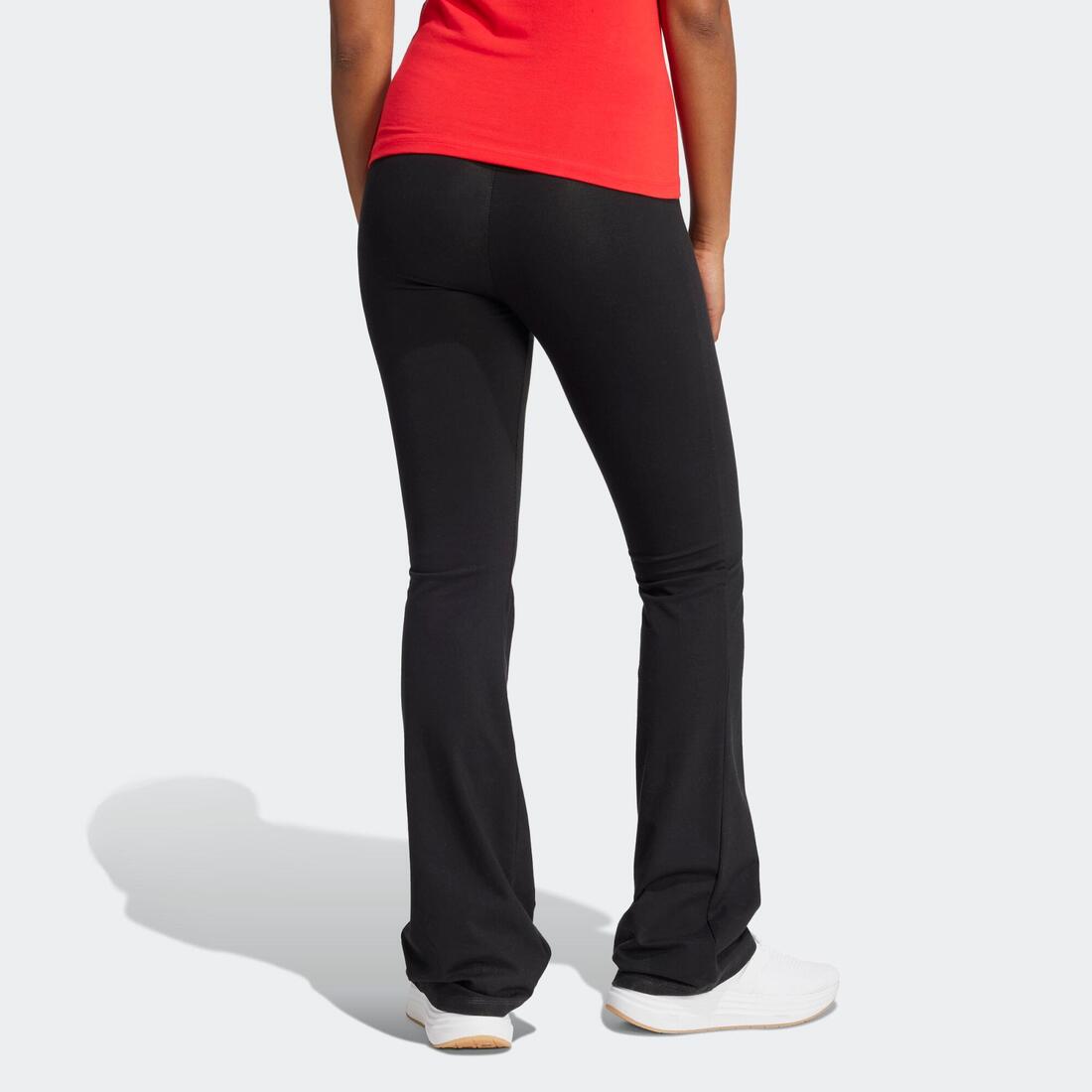 Pantalon de fitness évasé femme