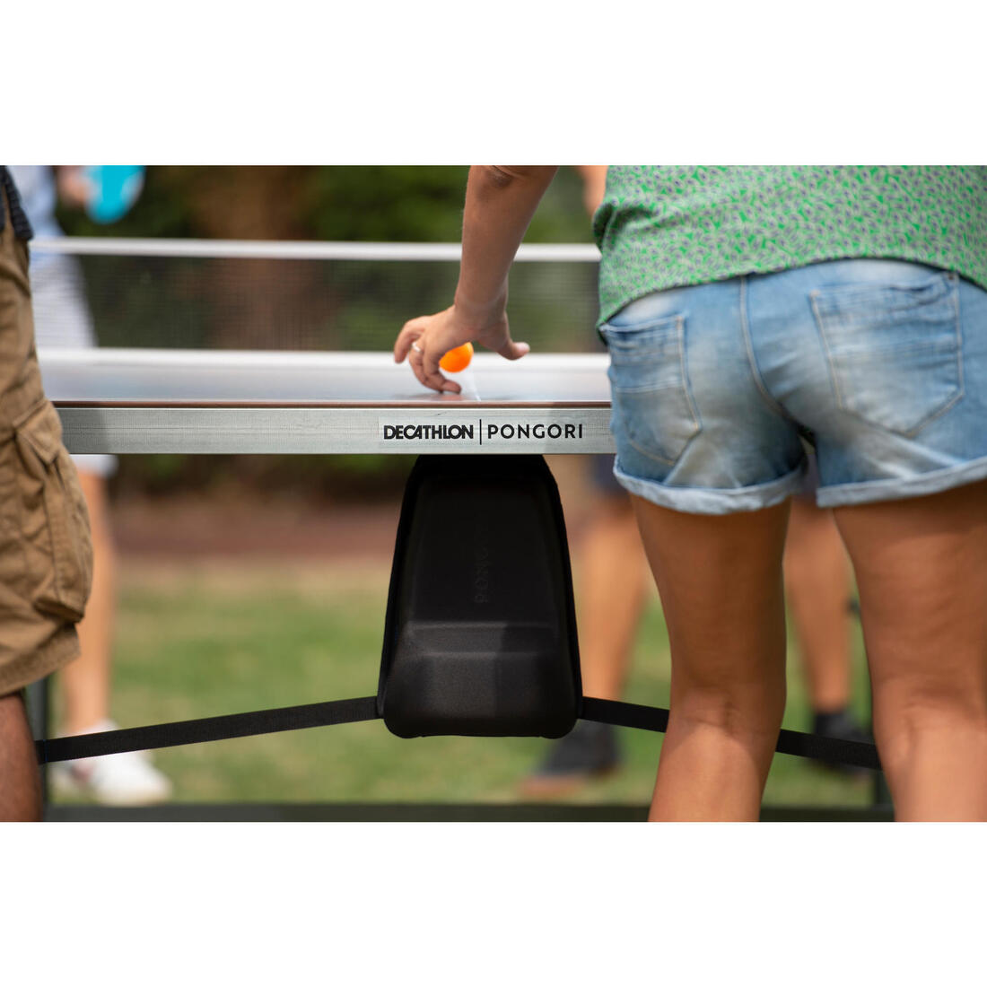 PORTE RAQUETTES AMOVIBLE POUR TABLE DE PING PONG NOIRE