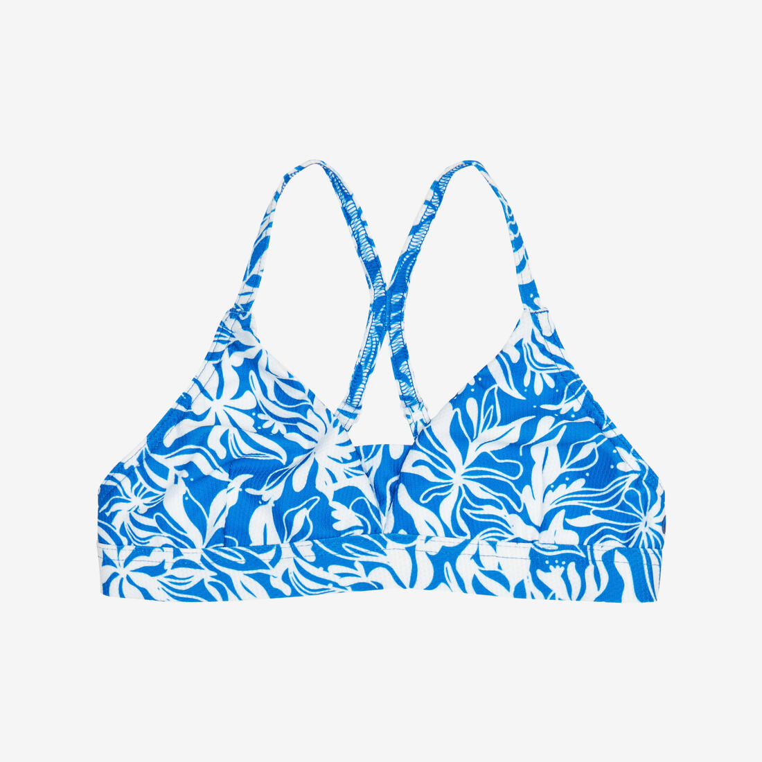 Haut de maillot de bain fleuri surf Fille - Lizy cobe