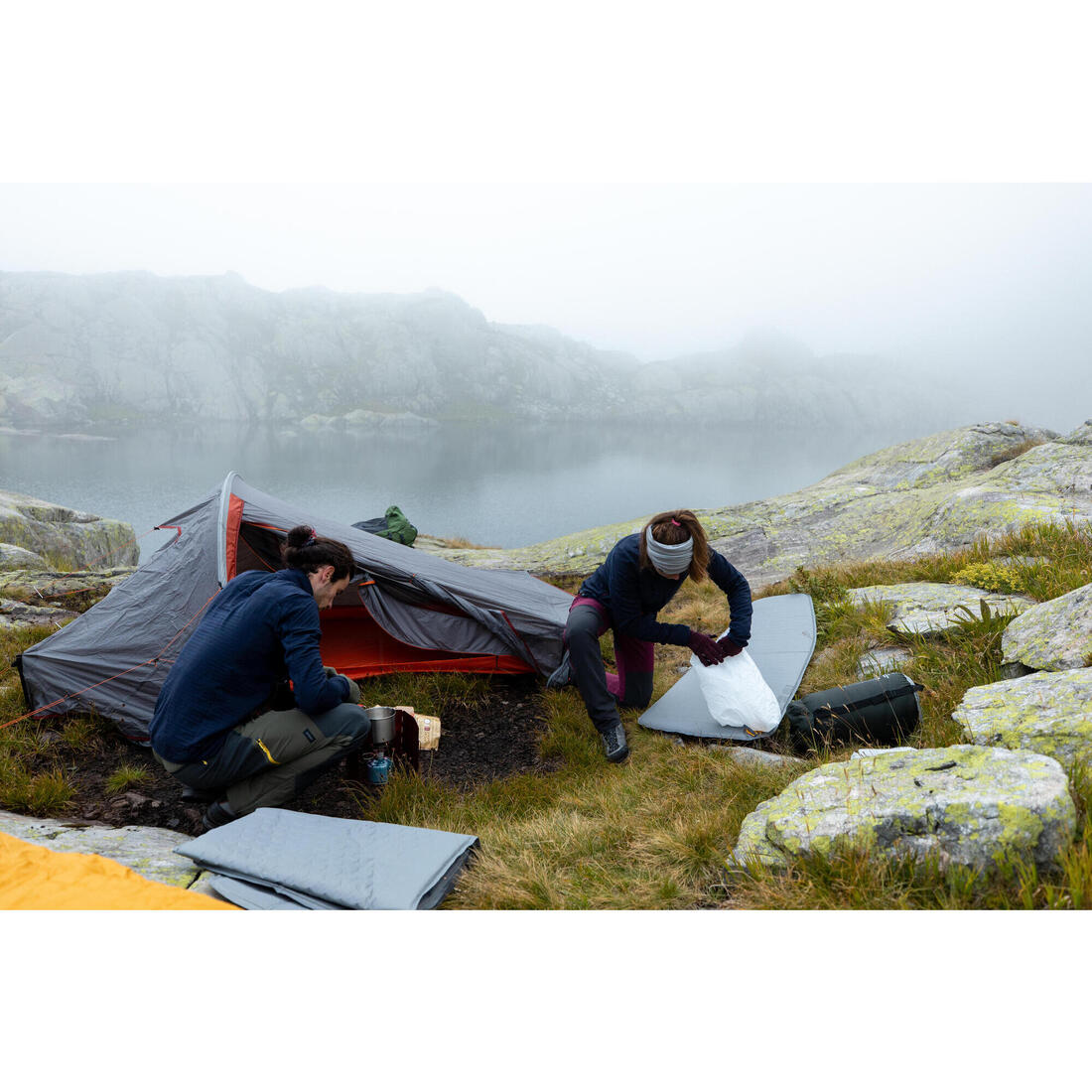 Matelas autogonflant de trekking - MT100 L - 180 x 52 cm - 1 personne