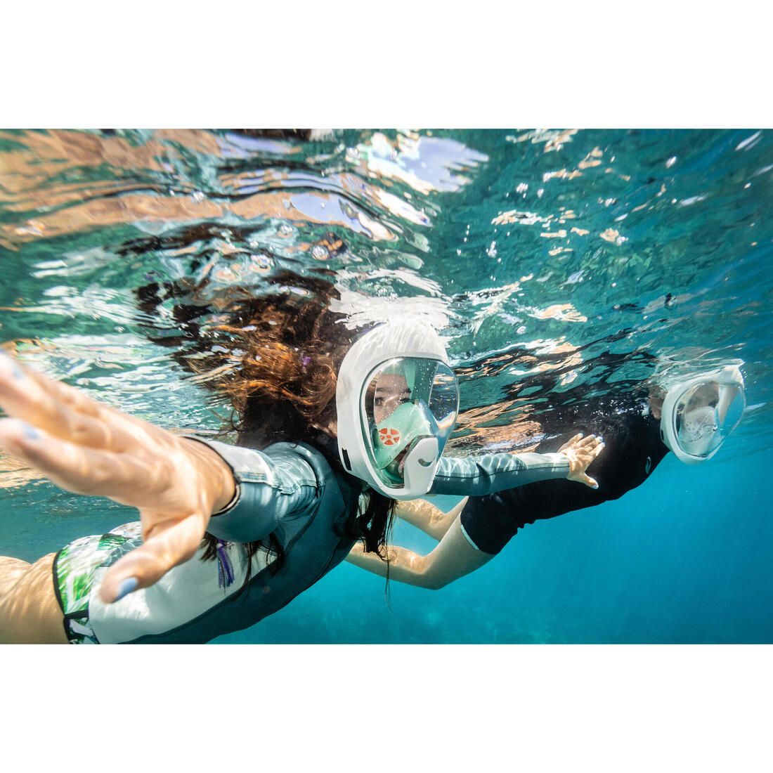 Masque easybreath snorkeling enfant XS (6-10 ans) - SANS SAC