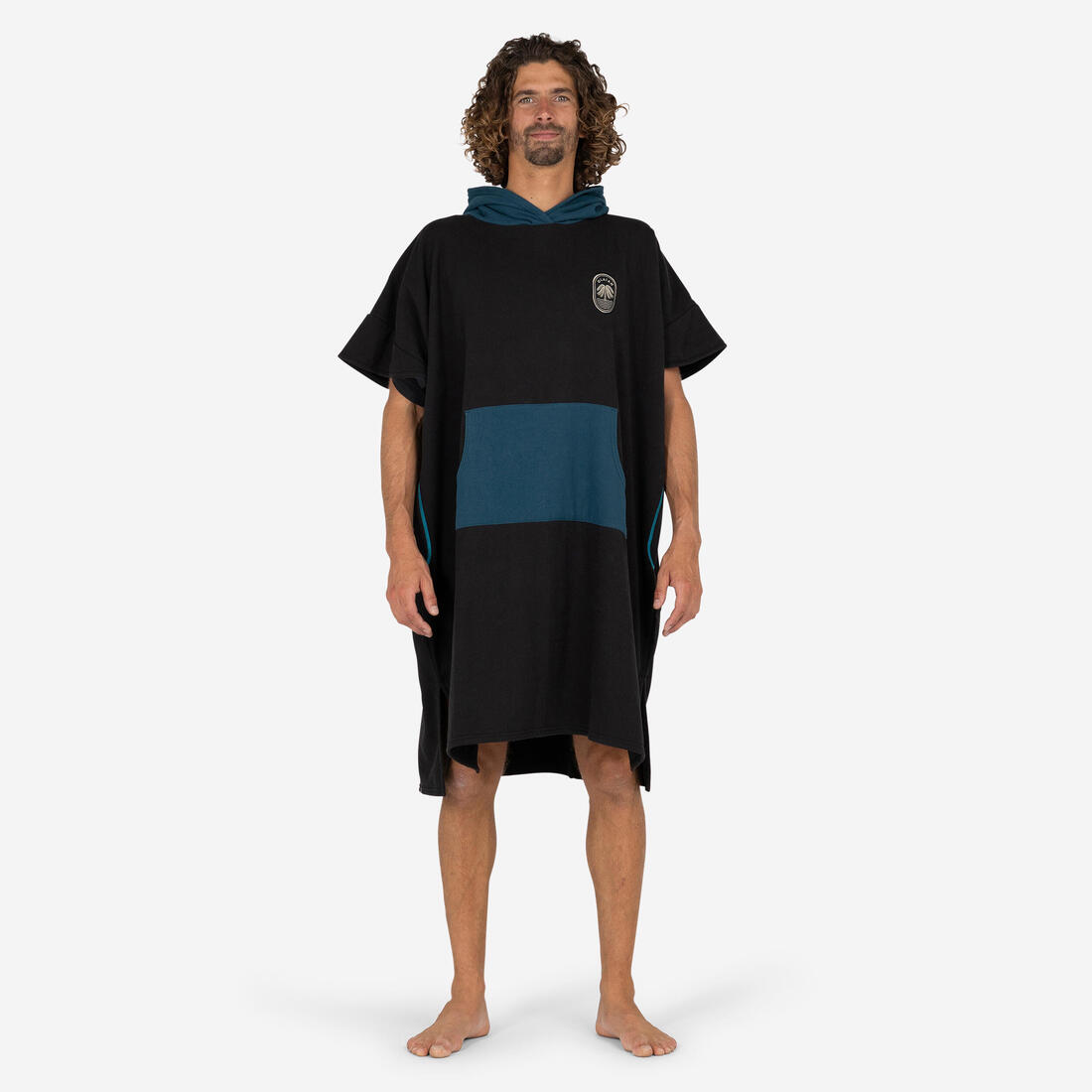 Poncho surf Adulte - 500 sable
