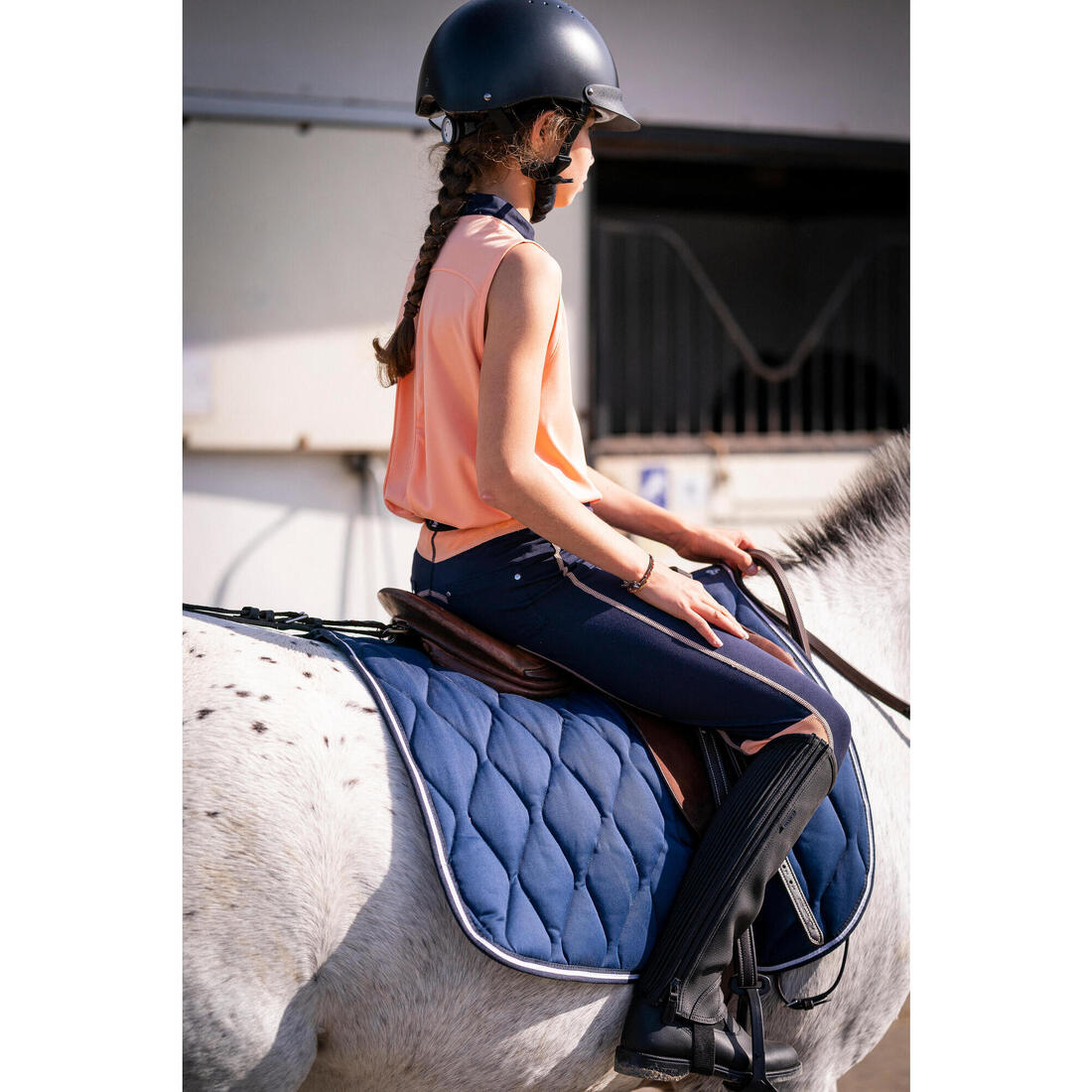 Débardeur équitation léger Enfant - 500