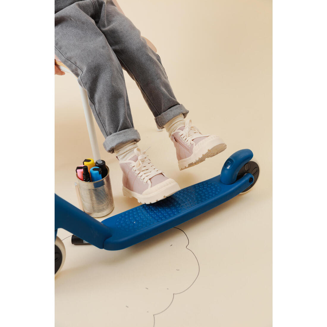 TROTTINETTE ENFANT L500 BLEUE