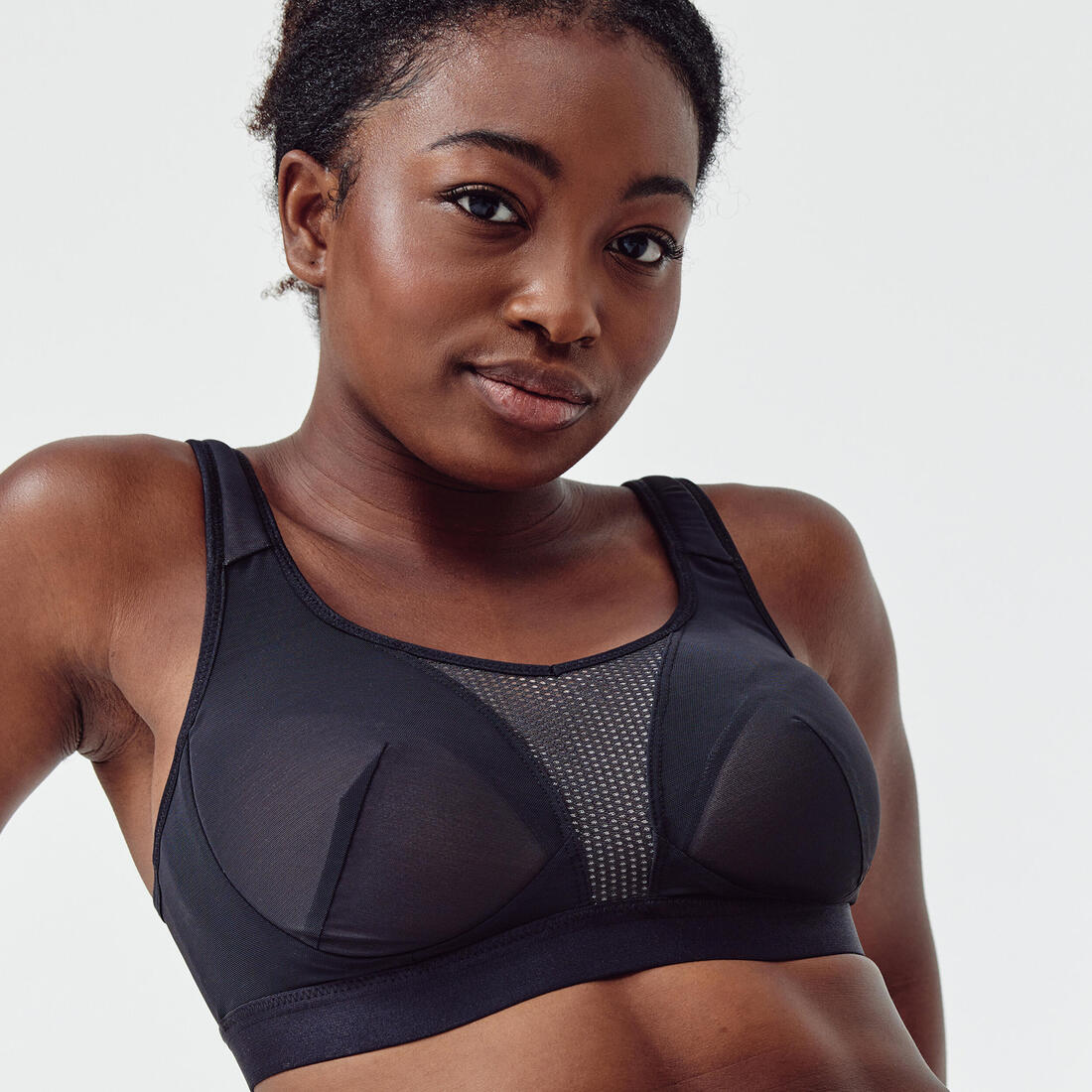 Brassière bretelles croisables maintien fort femme