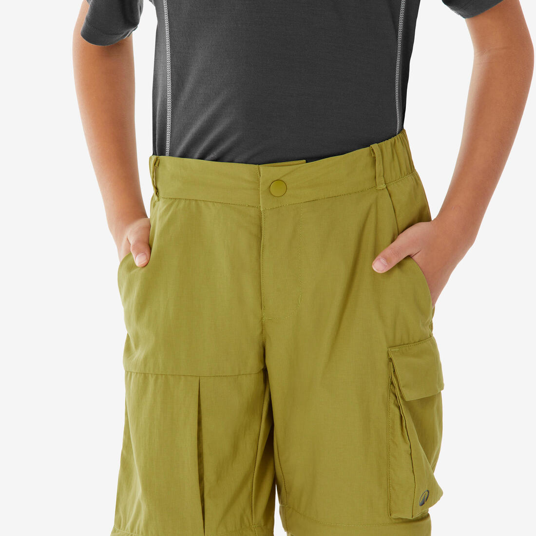 Pantalon modulable de randonnée enfant 7-15 ans, MH500