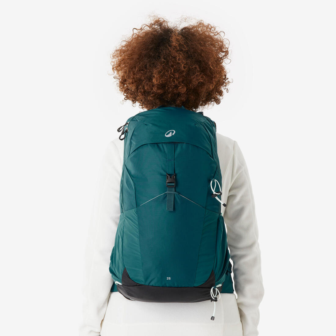 Sac à dos de randonnée ventilé 25L, MH500 khaki