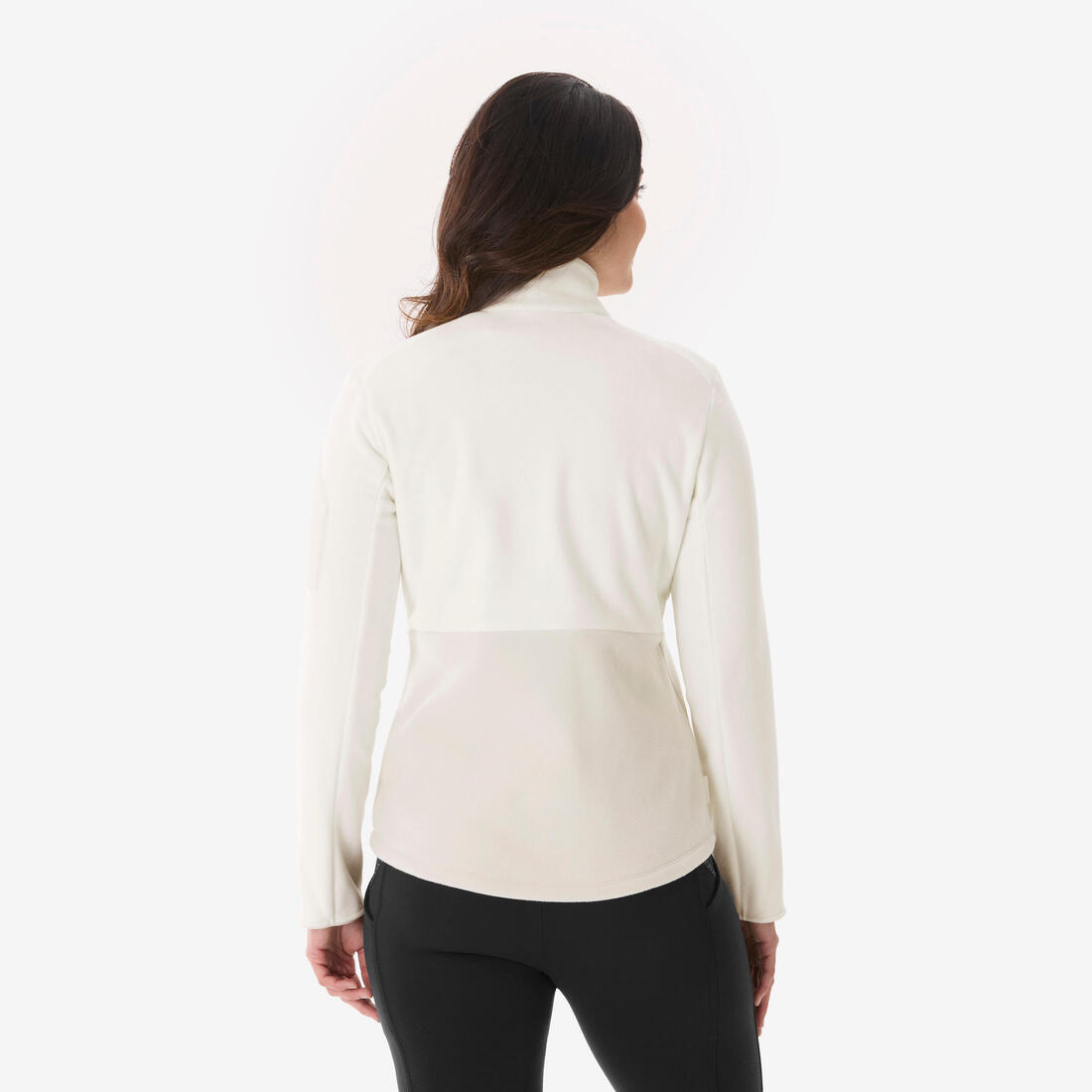 Polaire de randonnée femme, MH500 full zip
