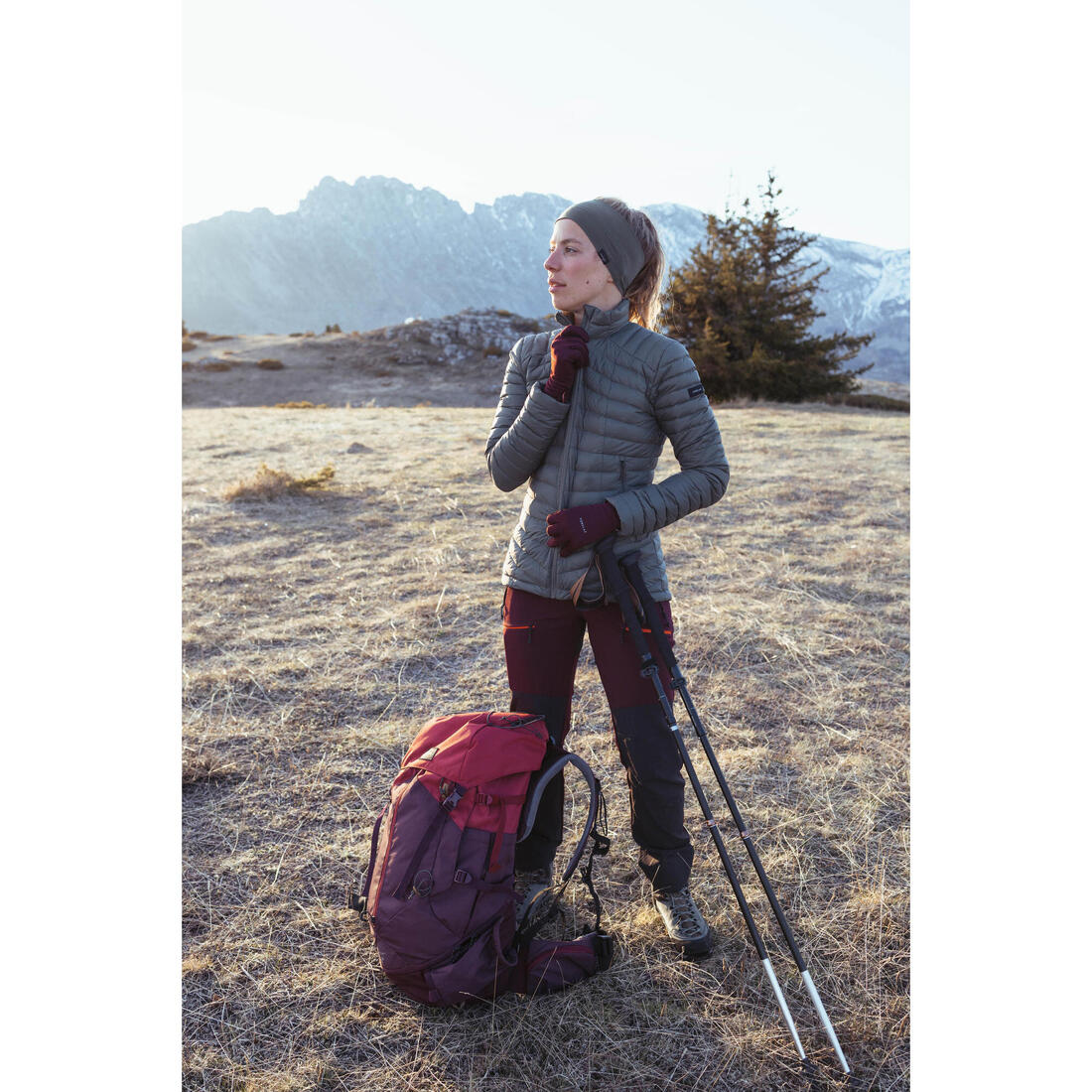 Sac à dos de trekking femme 50 l - mt 100 easyfit