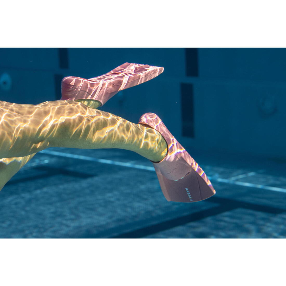 Palmes natation courtes silifins