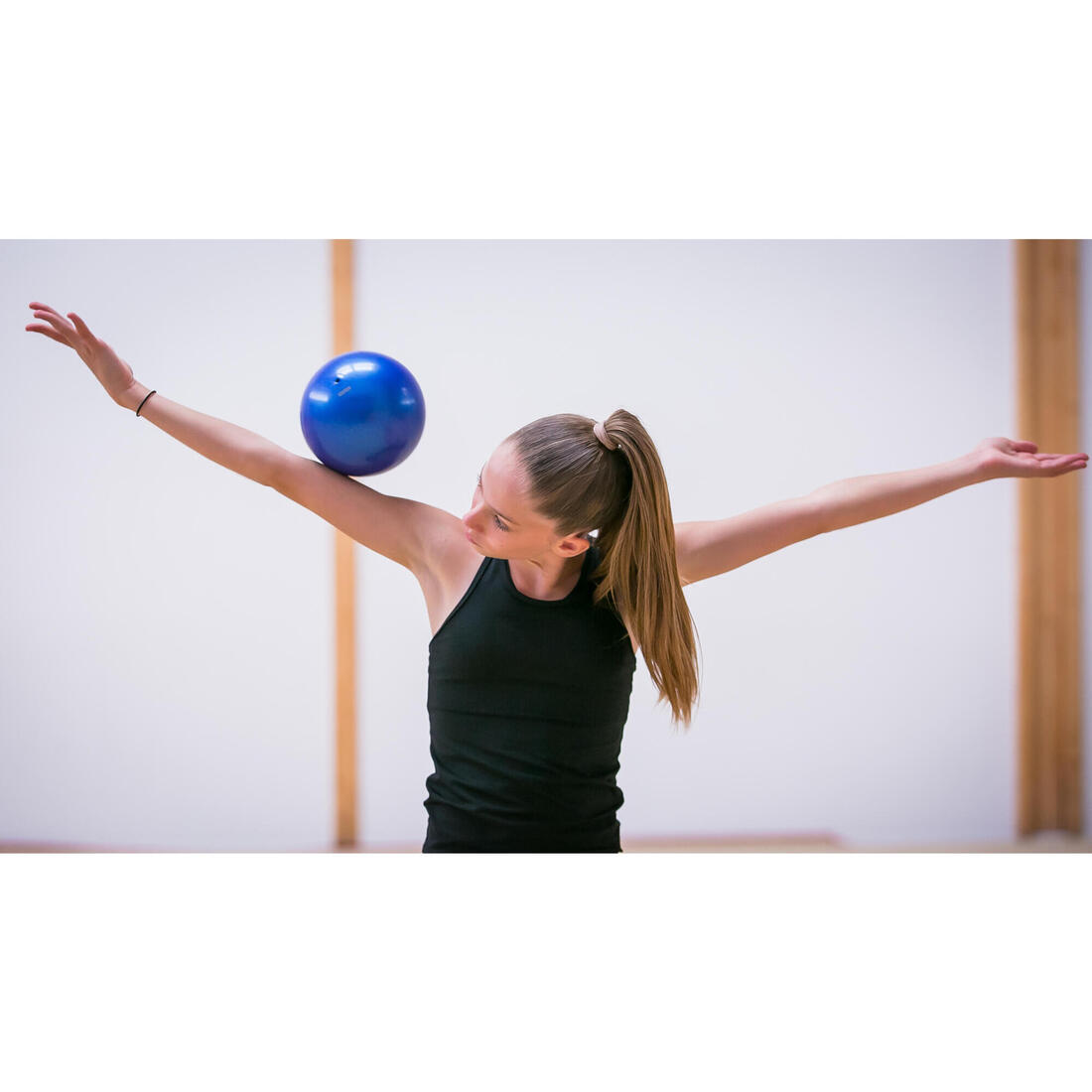 Ballon de gymnastique rythmique 185 mm, doré