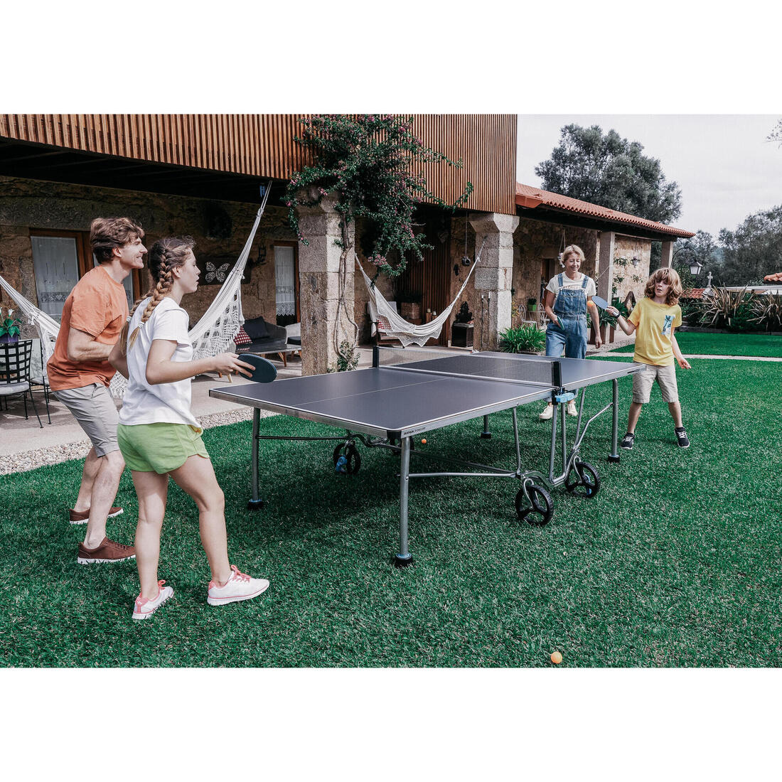 TABLE DE PING PONG EXTÉRIEURE PPT 530.2 GRISE