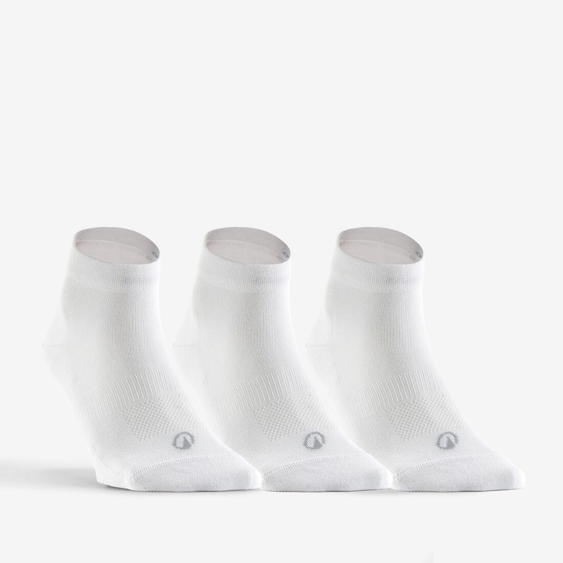 CHAUSSETTES DE SPORT MI-HAUTES RS 160 BLANCHES LOT DE 3.
