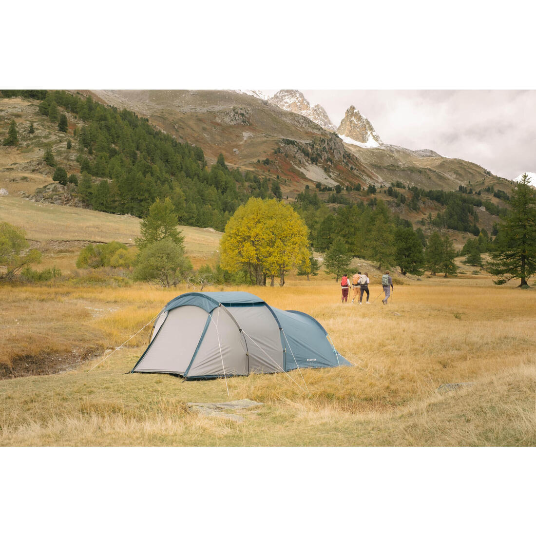 Tente de camping 4 places, MH100 XXL
