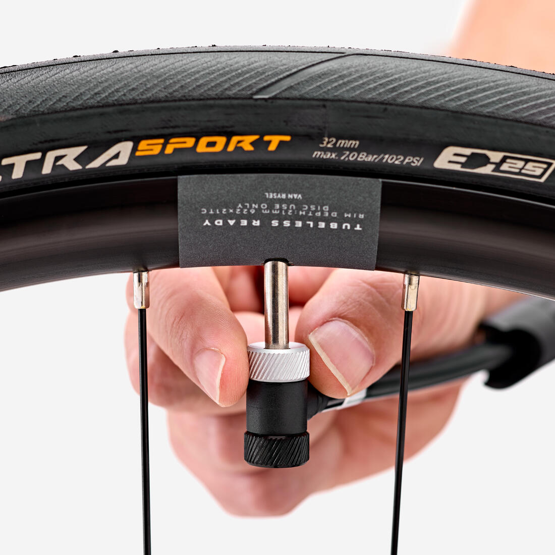 pompe à main vélo route