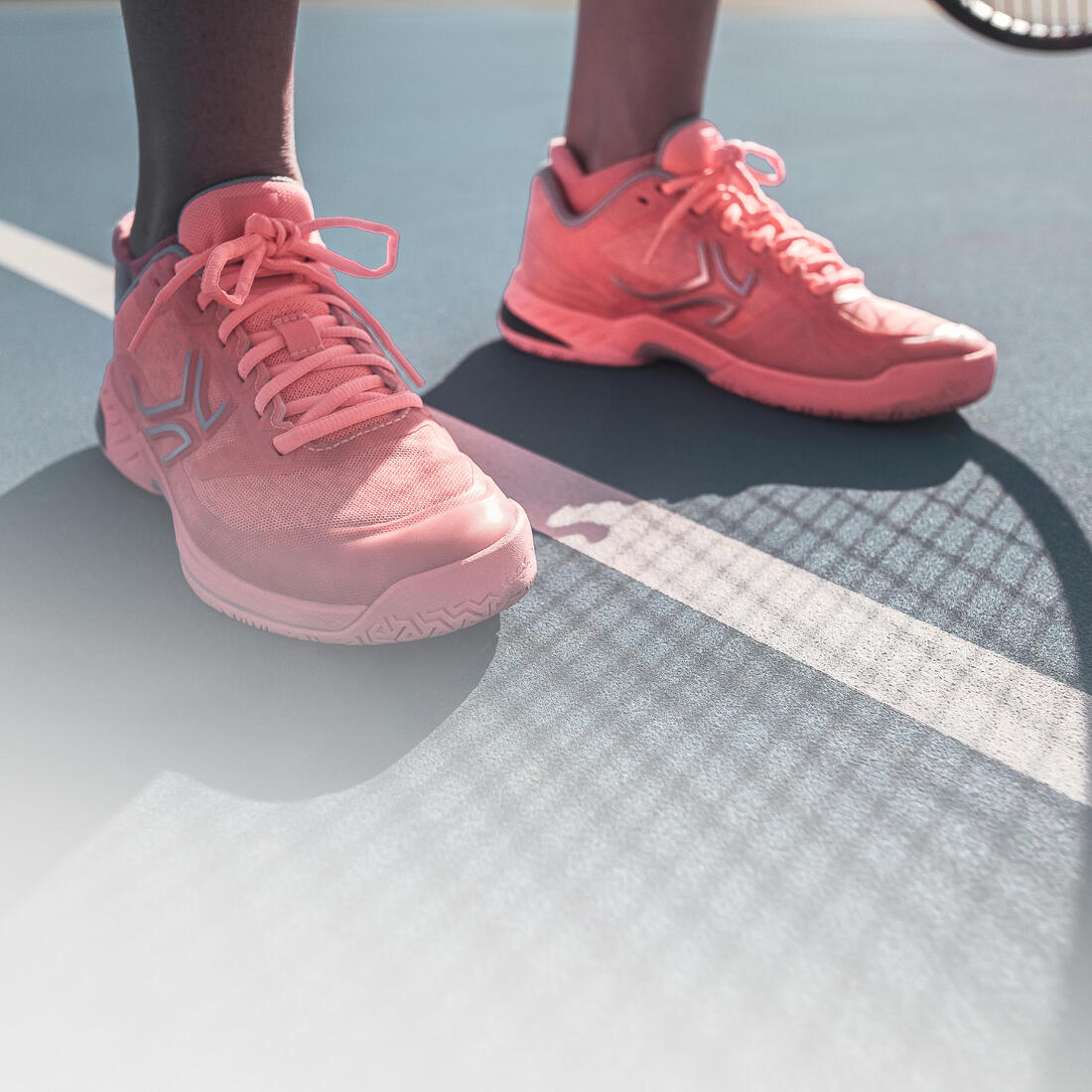 CHAUSSURES DE TENNIS FEMME TS990 CORAIL