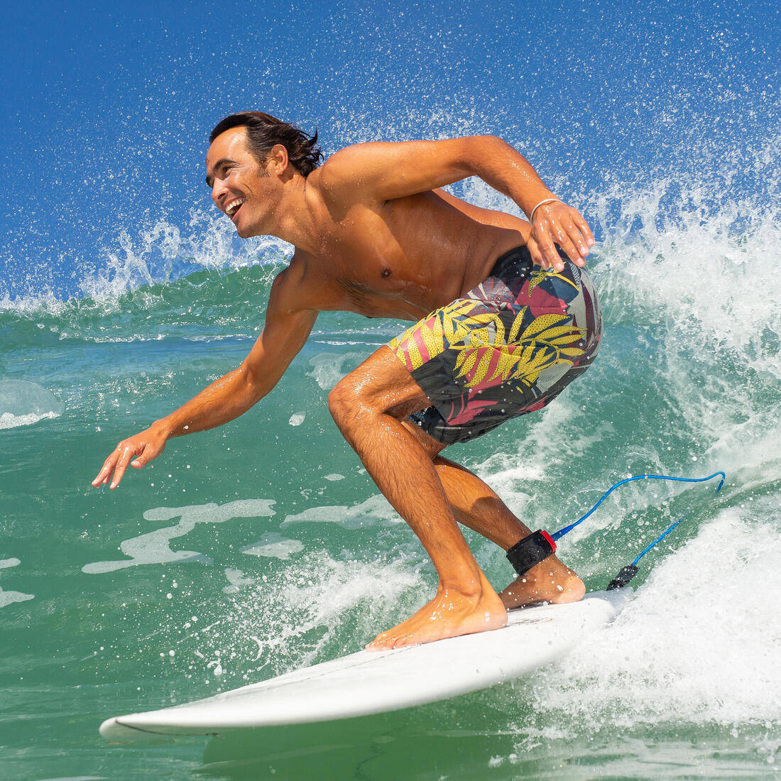 Surf Boardshort Long 900 Grungy Pink.