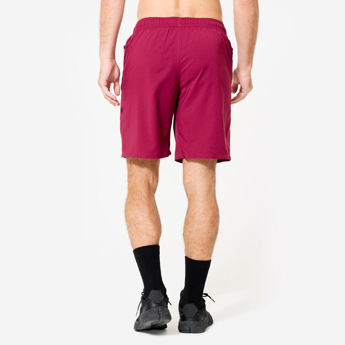 Short de fitness avec poches zippées