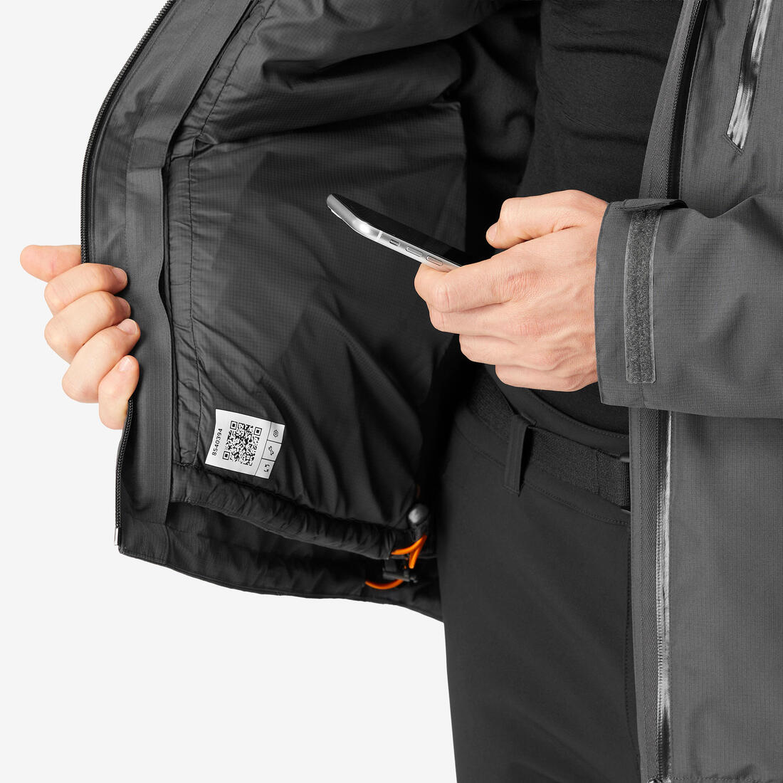 Veste 3en1 de randonnée -10°C imperméable homme, MH500 Mountain