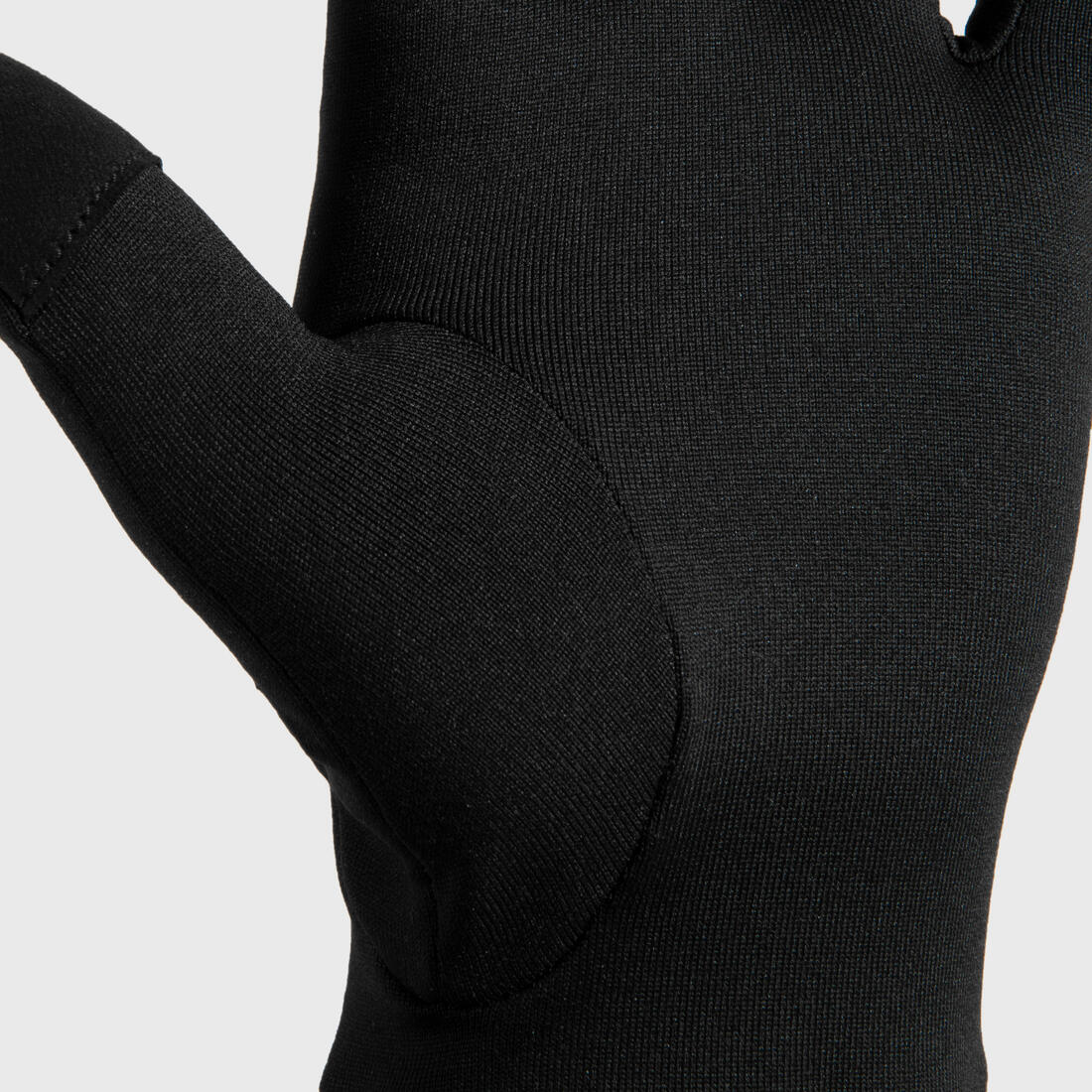 Gants de running tactiles adulte - kiprun warm 100 v2 noir