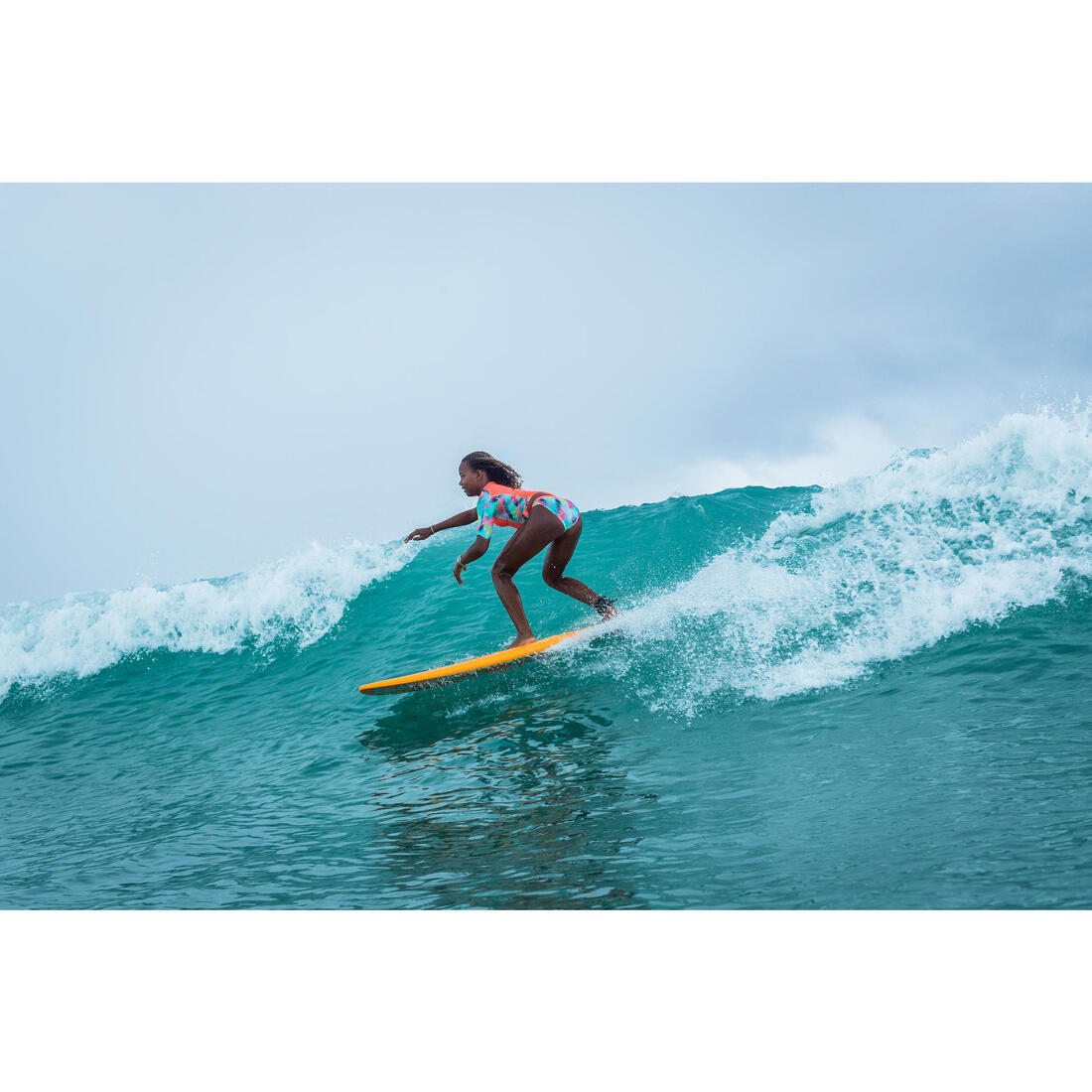 CULOTTE DE MAILLOT DE BAIN SURF FILLE MAEVA 500