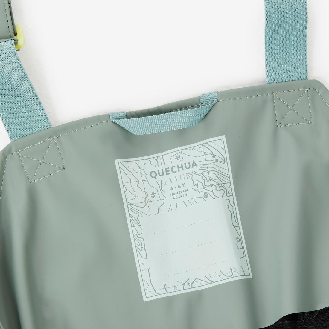 Salopette de randonnée imperméable enfant 2-6 ans, MH900 vert