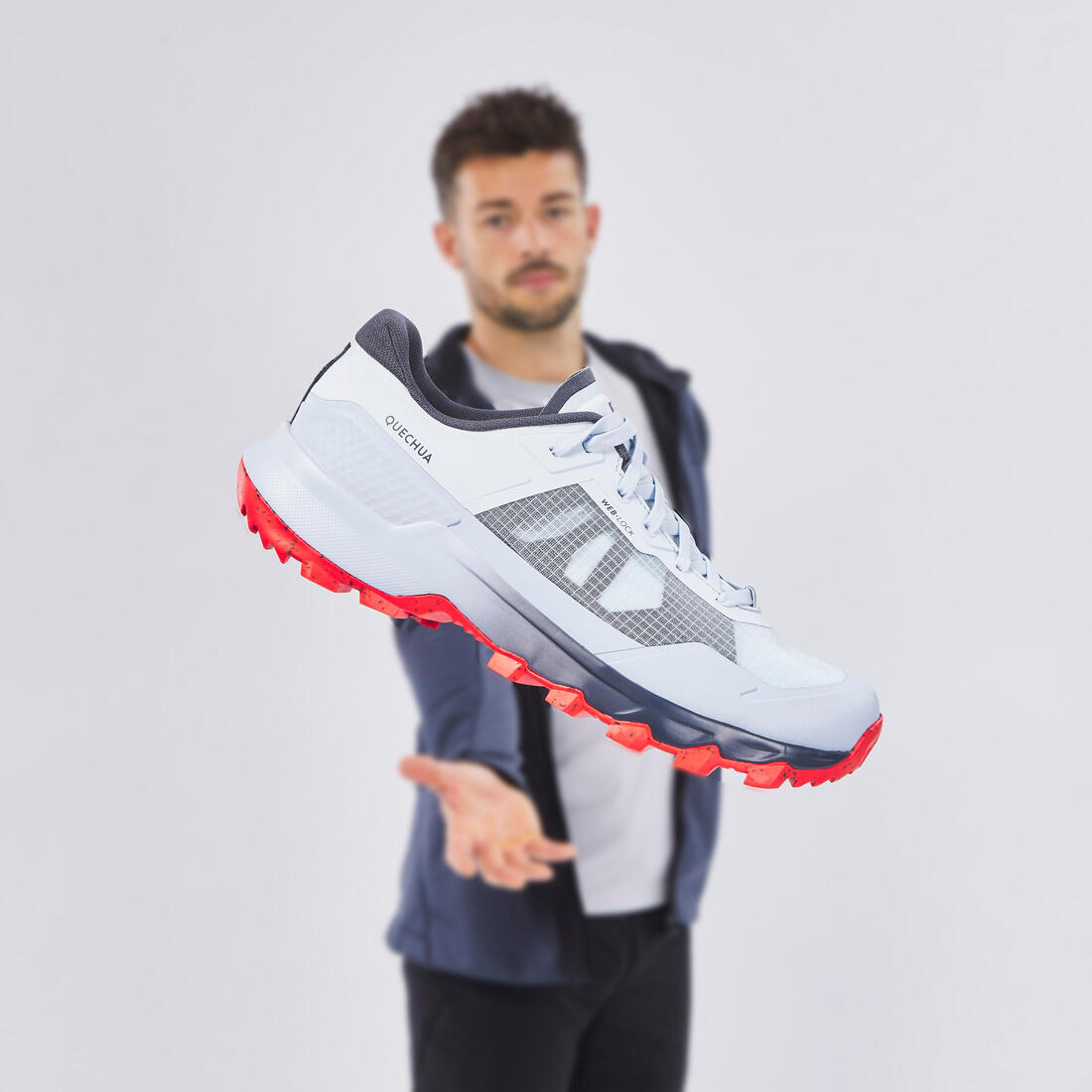 Chaussures de randonnée montagne légères homme, MH500 Light