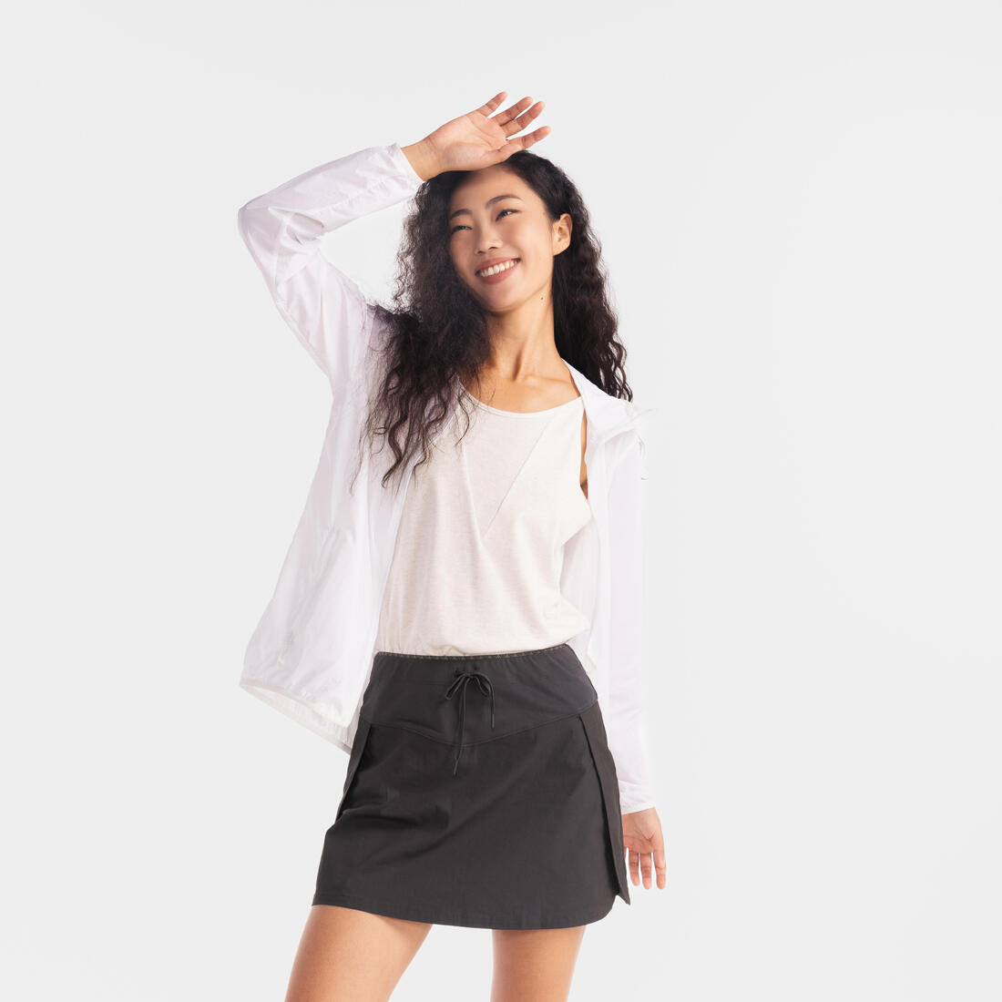 Jupe short de randonnée - nh500 - femme