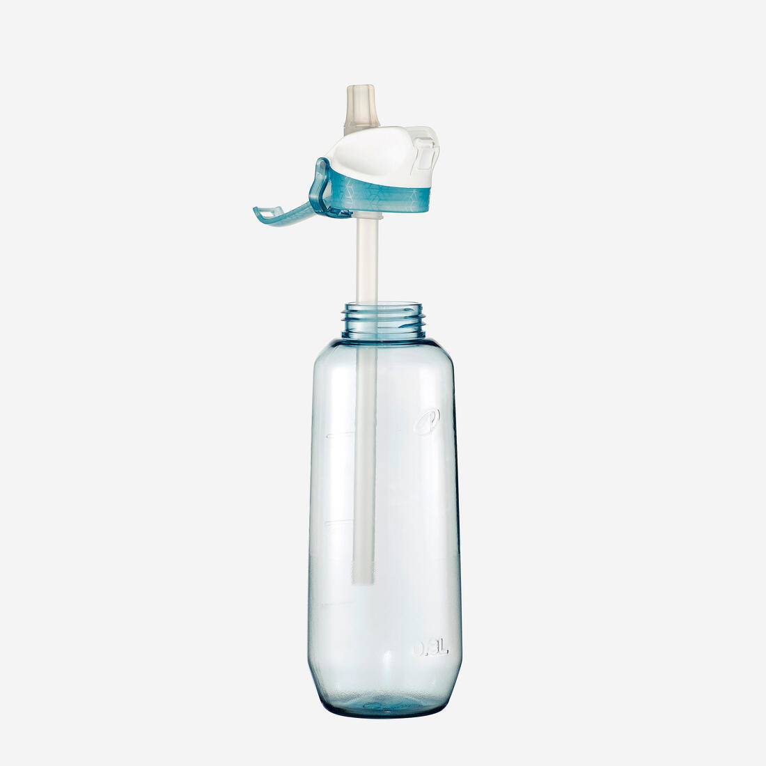 Gourde Ecozen® 0,8L avec bouchon instantané pipette et paille pour la randonnée