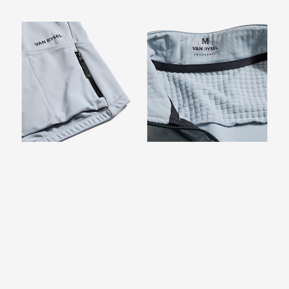 Maillot de vélo de route manches longues mi-saison homme, noir EDR