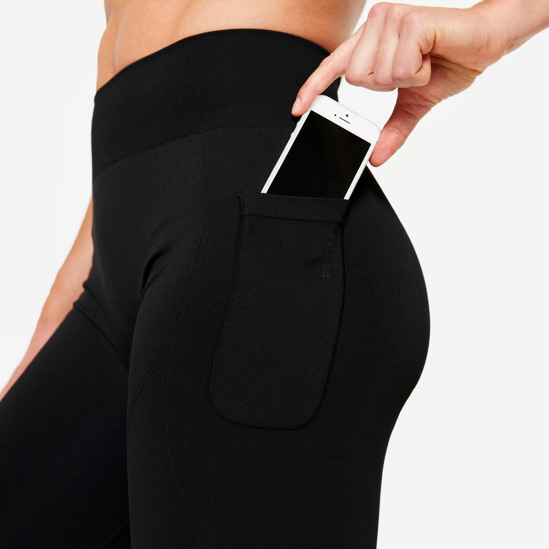 Legging de sport taille haute sans couture et push-up femme