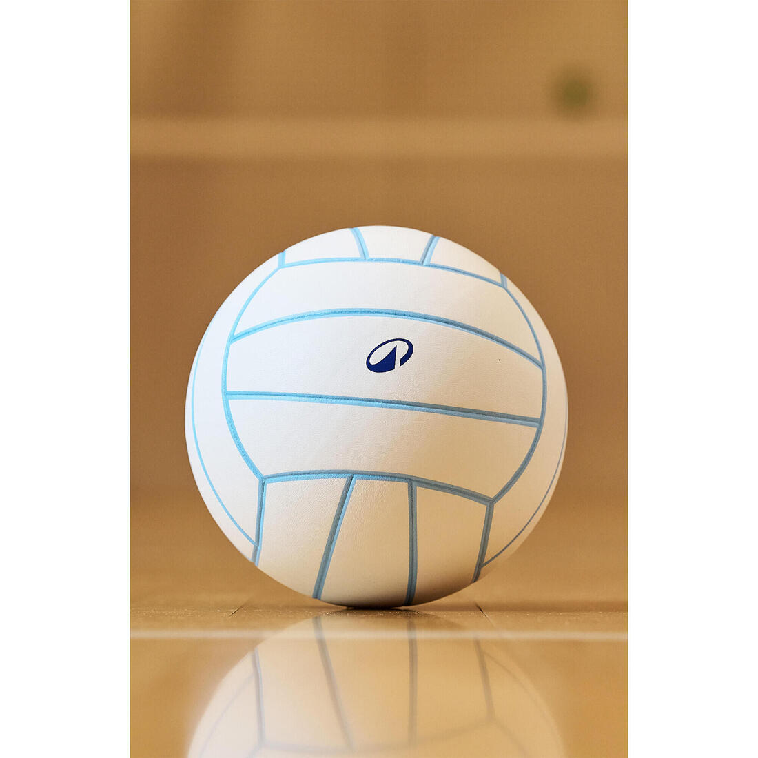 Ballon de volley-ball V500 gris, bleu et