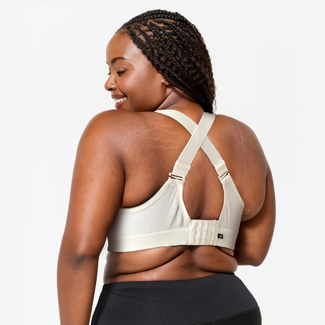 Soutien gorge bonnets E à H bretelles croisables maintien fort femme