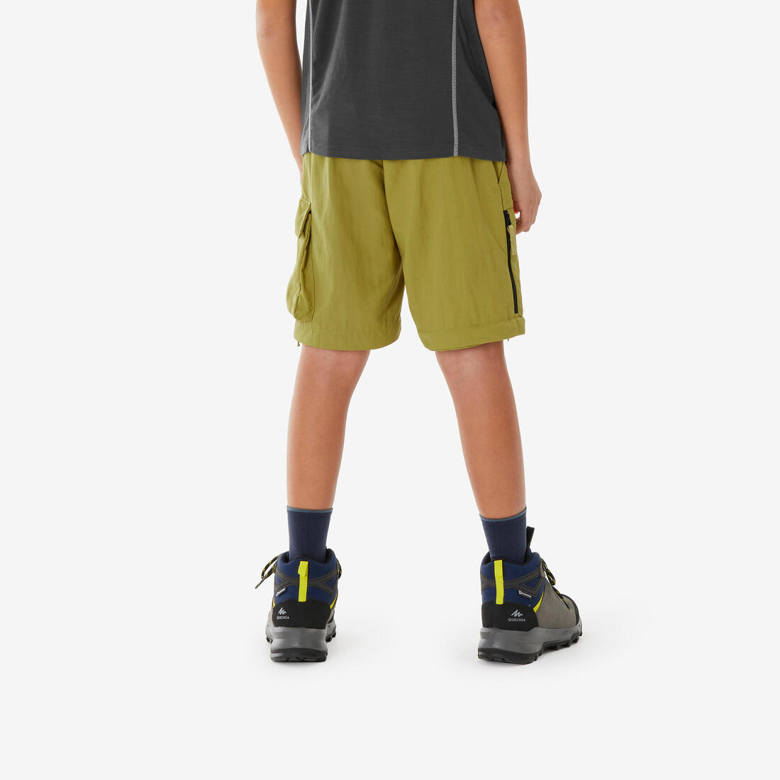 Pantalon modulable de randonnée enfant 7-15 ans, MH500