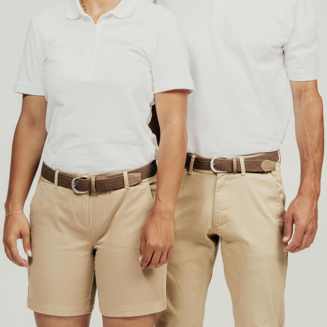 Ceinture golf tressée élastique & extensible