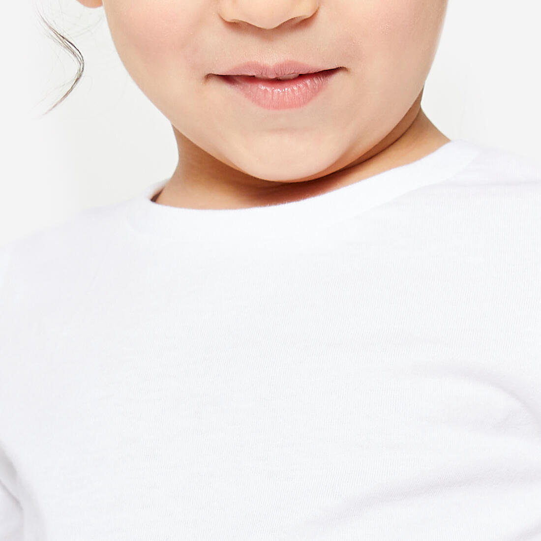 T-shirt manches longues enfant coton - Basique