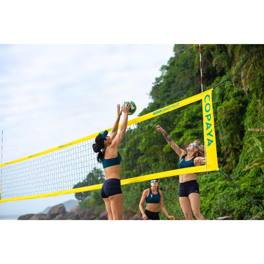 Filet de beach-volley aux dimensions officielles bvn900