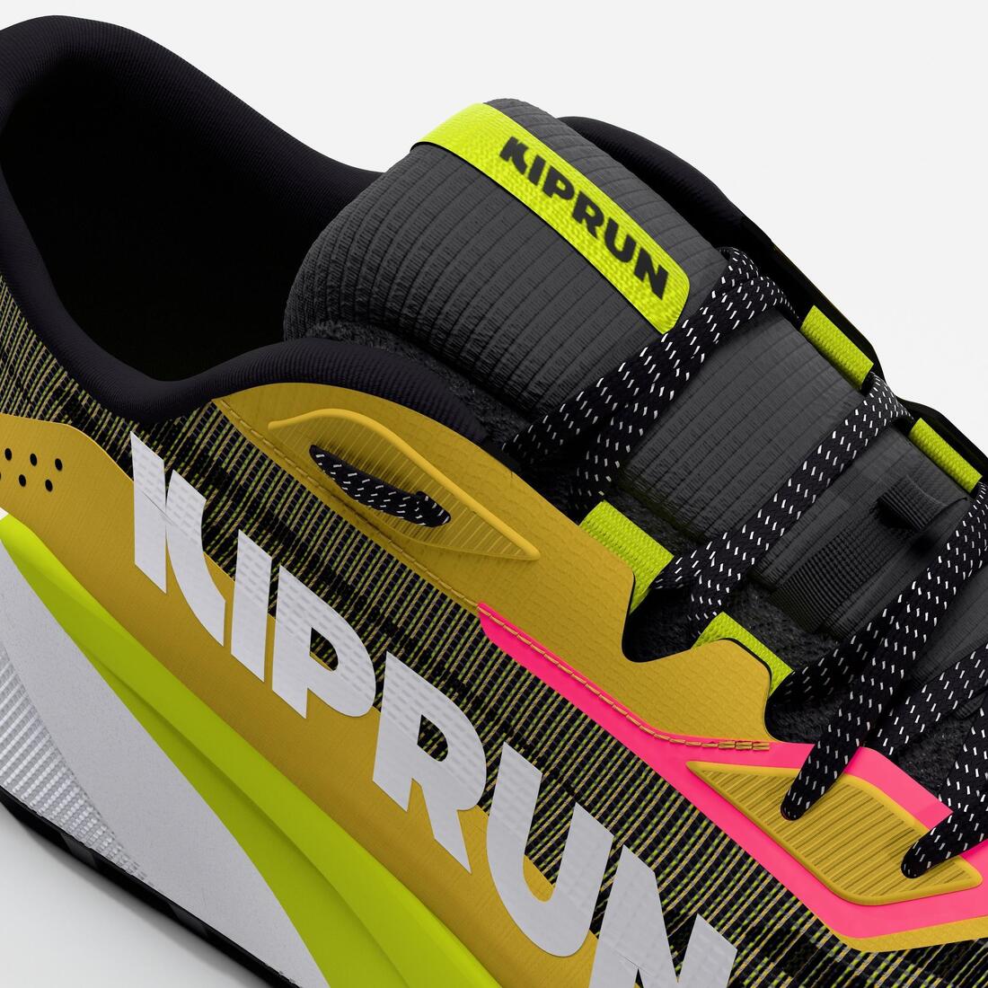 Chaussures de running trail homme, Kiprun kipsummit max, orange et