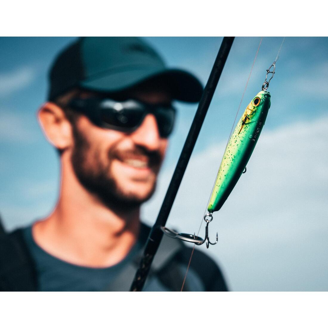 Poisson nageur WIZDOM 110F Mahimahi au leurre en mer