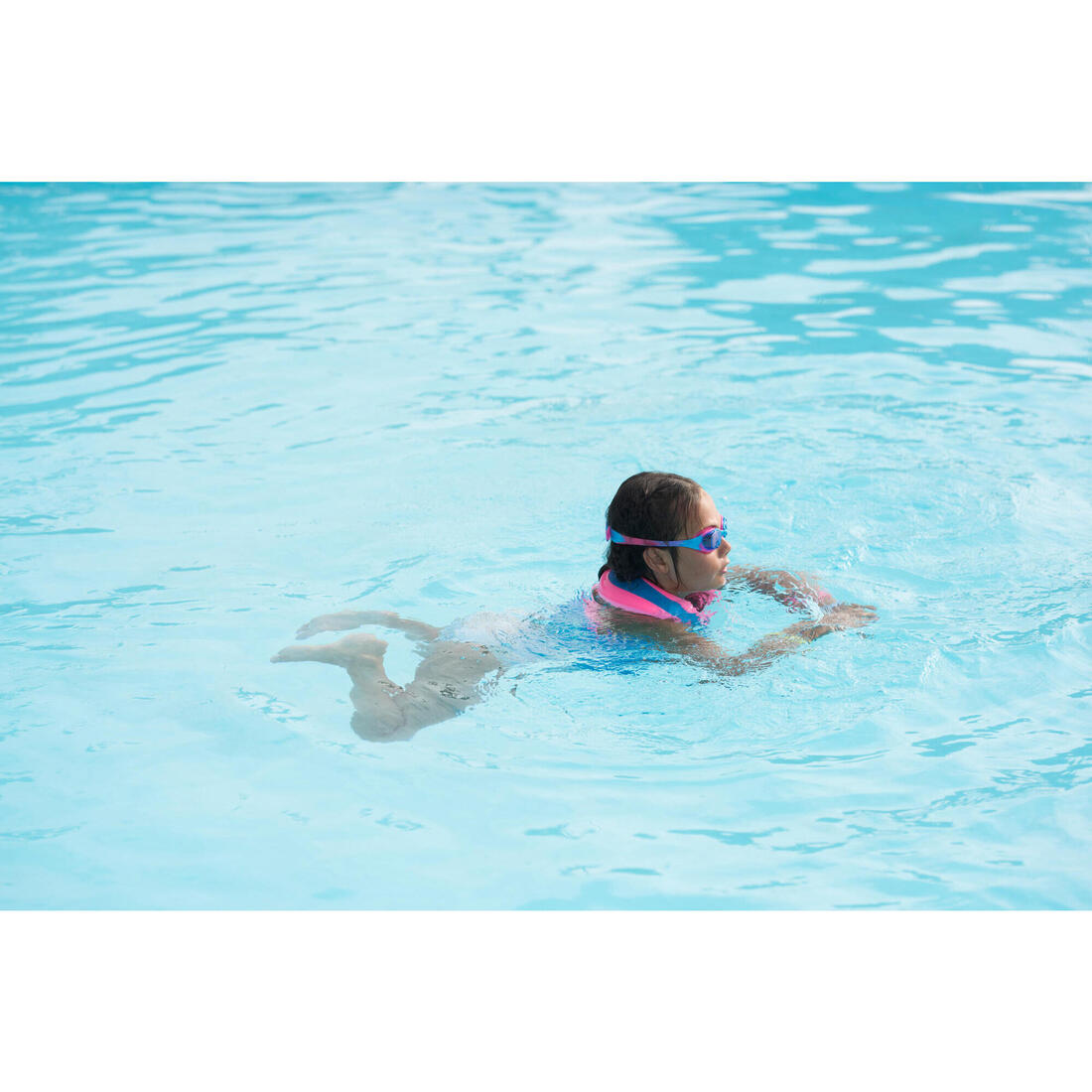 Gilet de natation SWIMVEST+ bleu-vert -25-35 kg