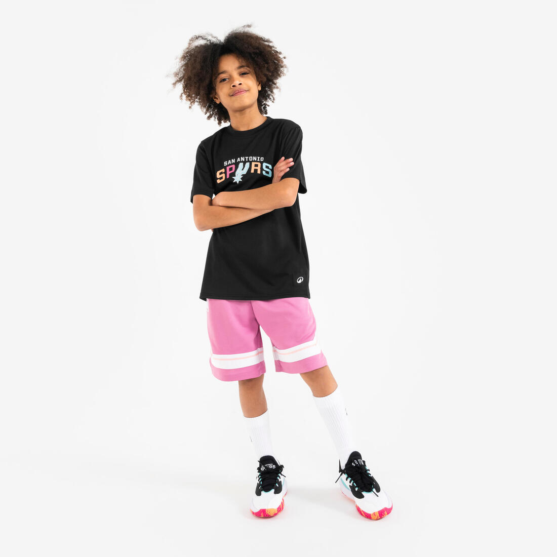 Short de basket NBA enfant, SH900