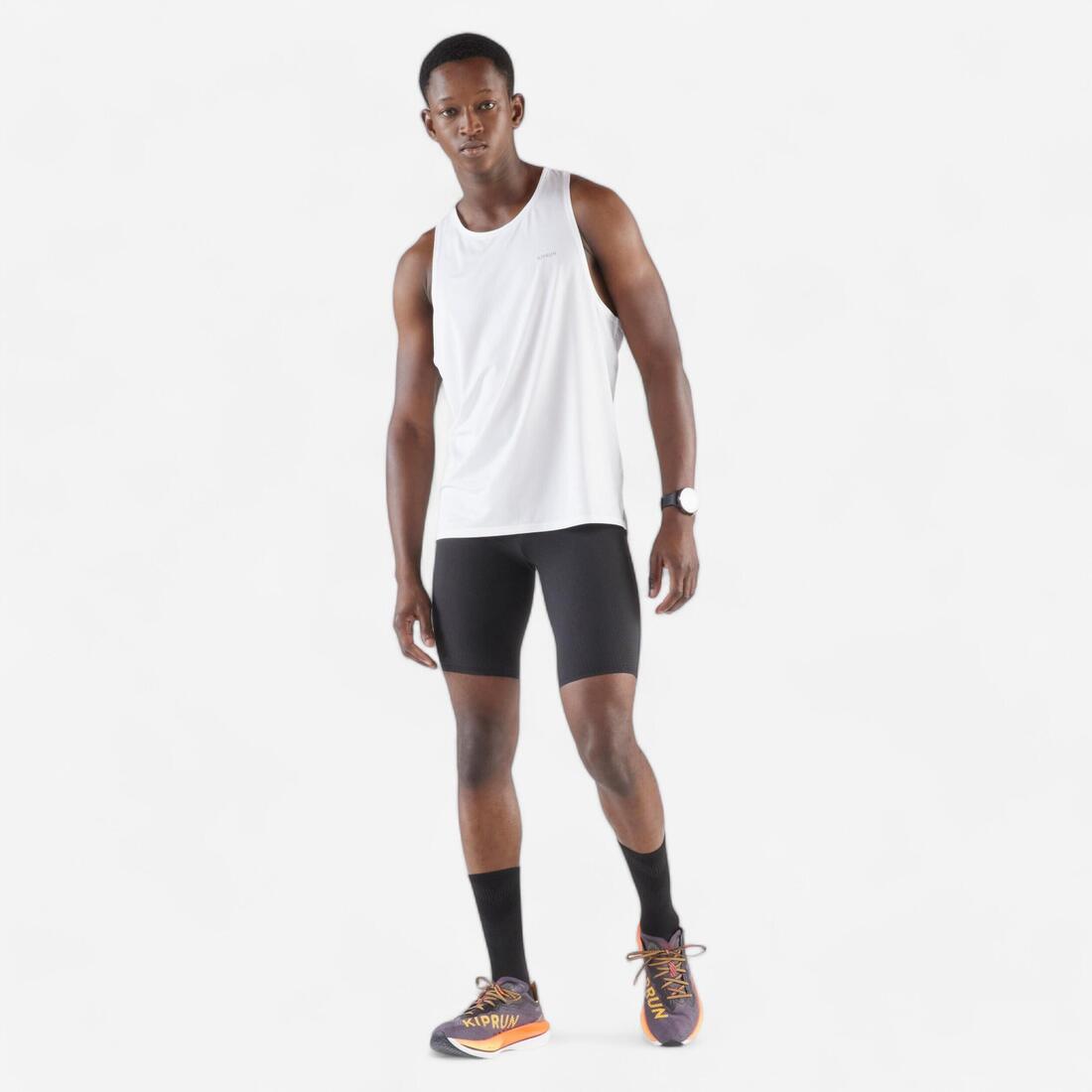 Cuissard de running / trail Homme longue distance - KIPRUN Run 900 Ultra Noir