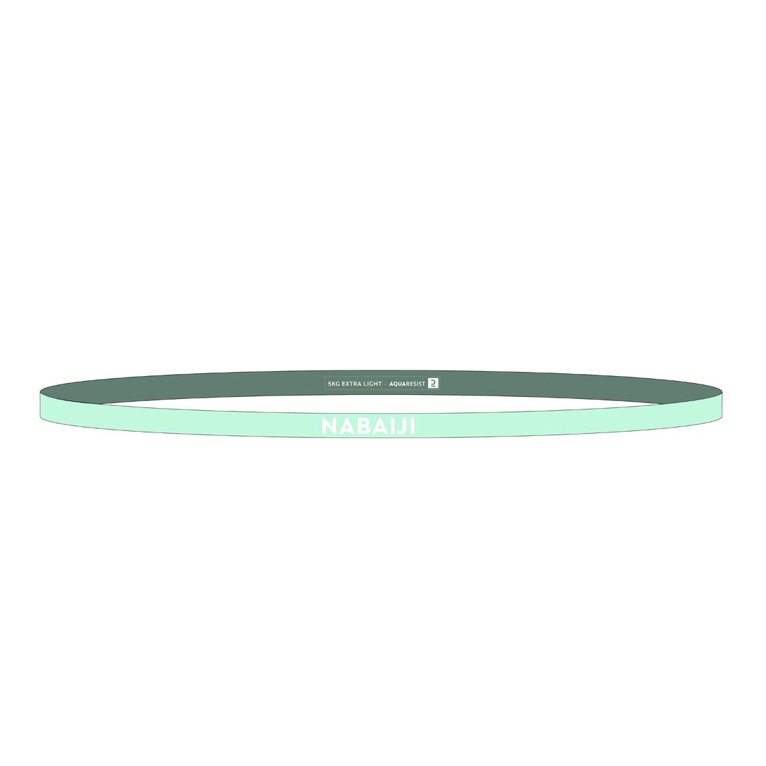 Élastique training aquatique-training band aquatic - 5kg vert clair