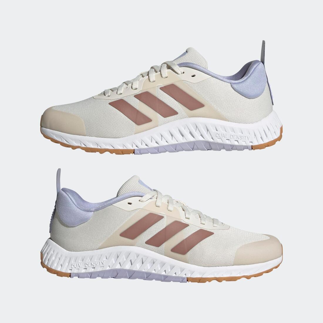 Chaussures Everyset de fitness femme, beige et violet
