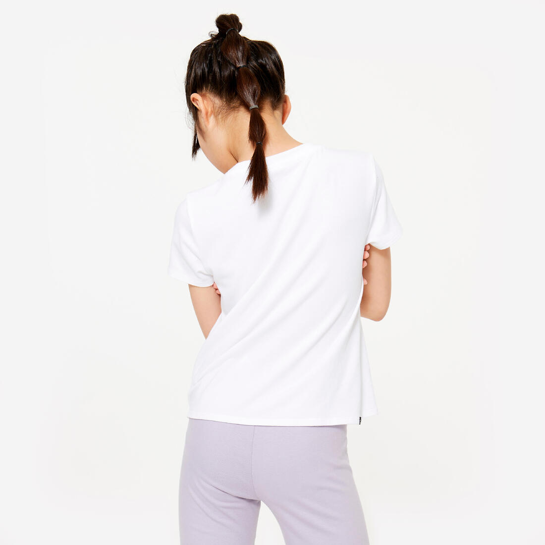 T-Shirt coton fille 500 lila