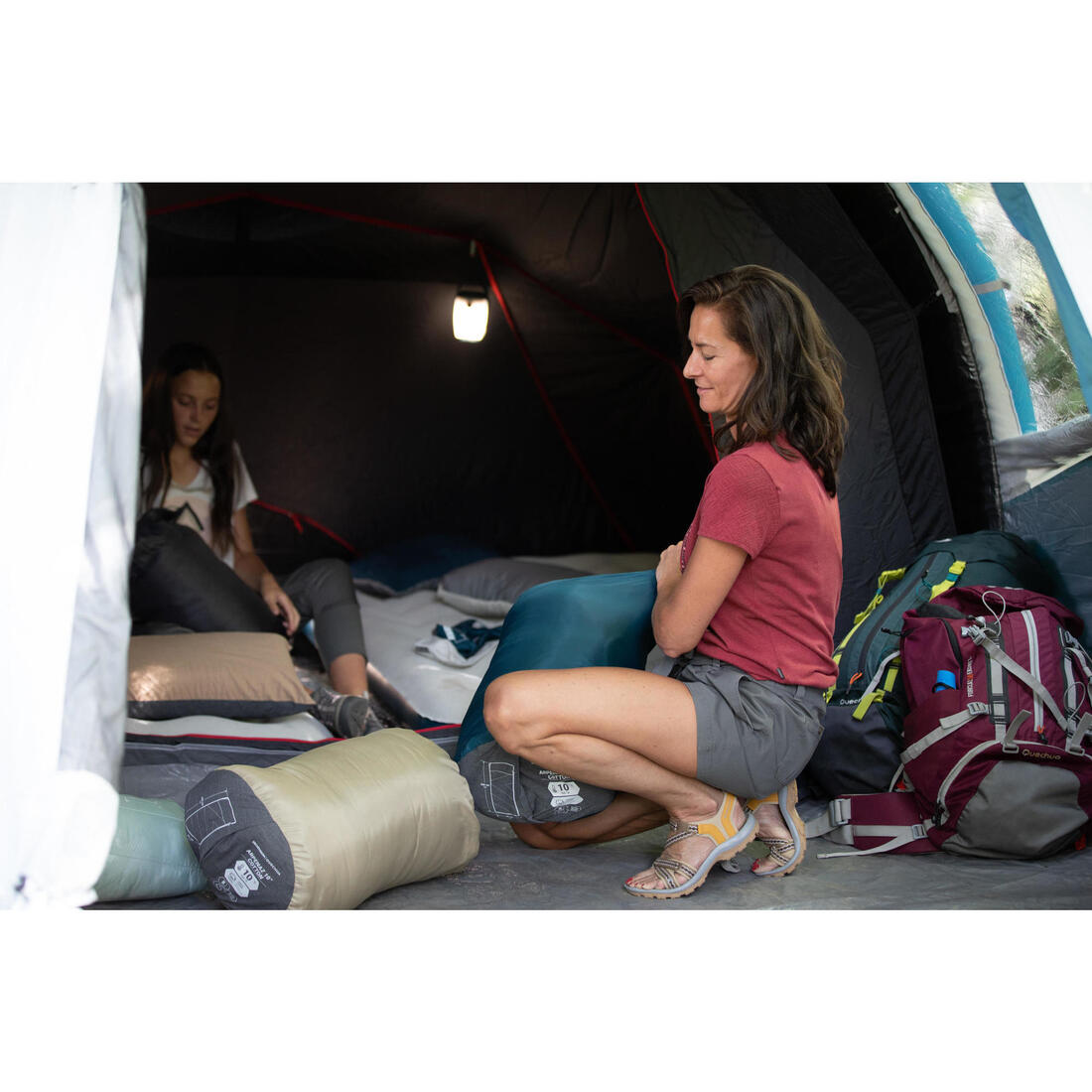 SAC DE COUCHAGE EN COTON POUR LE CAMPING - ARPENAZ 10° COTON