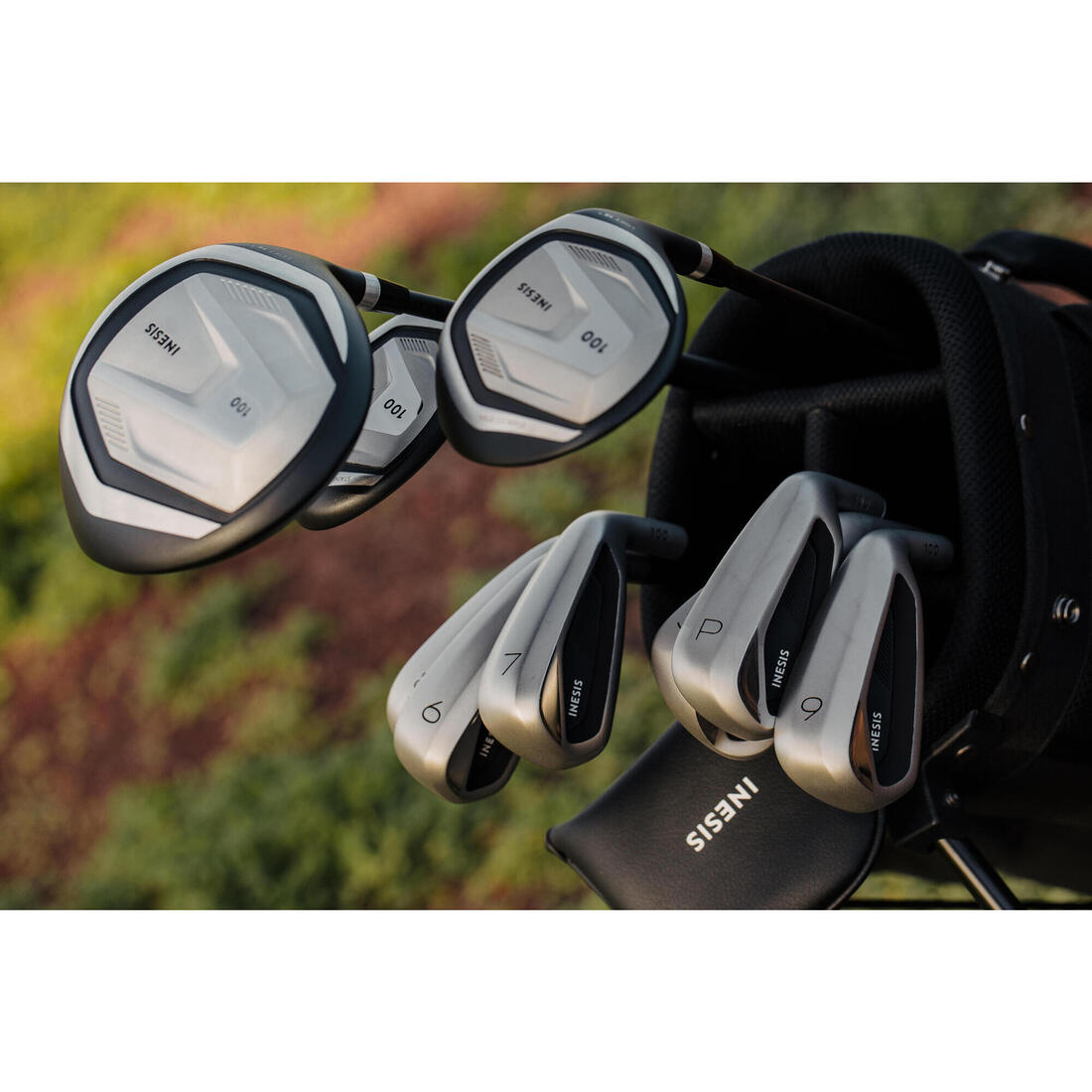 Série golf 10 clubs droitier graphite - INESIS 100